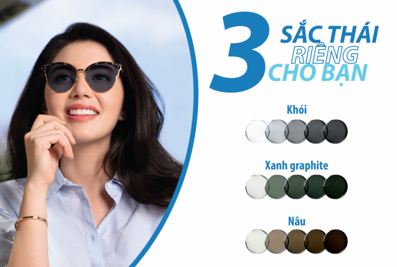 kính đổi màu essilor